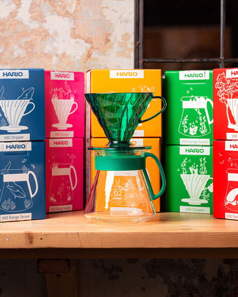 V60 kit dripper and server candy edition