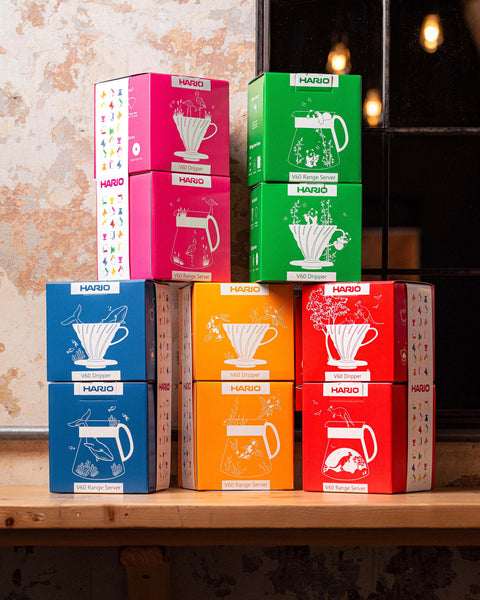 V60 kit dripper and server candy edition